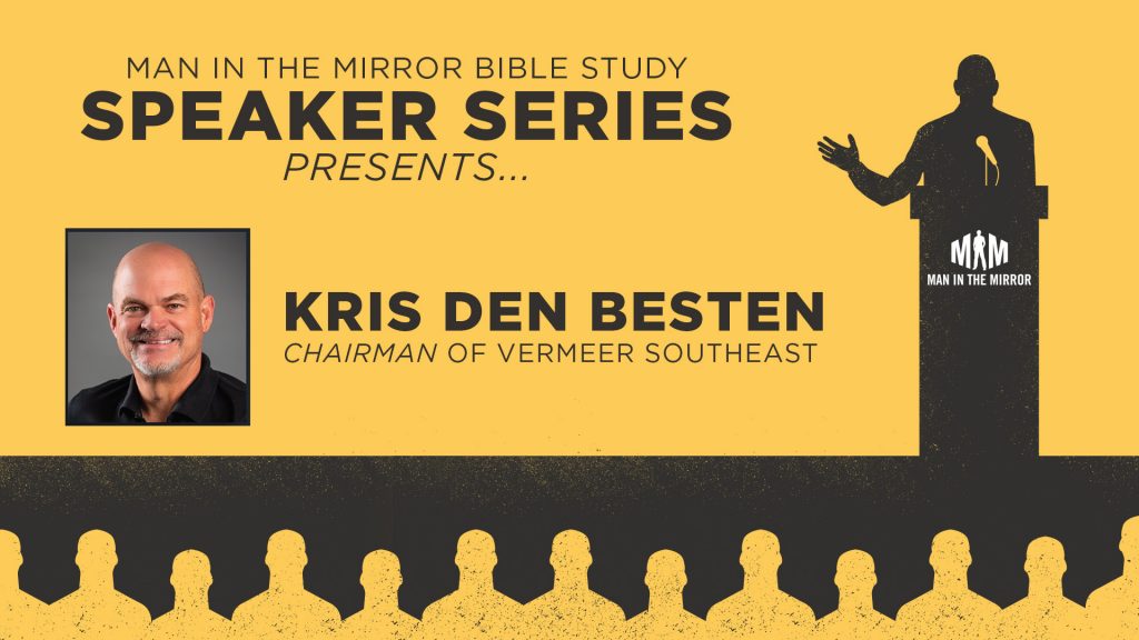 Is there a barrier between your work and your faith? Not for Kris Den Besten. Kris is passionate about empowering marketplace leaders to thrive and live lives of significance through biblical principles. He is also the author of Shine: A Vision for Life and Work That Impacts Eternity. And as the Chairman of Vermeer Southeast, a construction equipment business headquartered in Orlando, he lives it out every day.

Join Kris as he shares how faith has changed his life and impacted his business success, as well as the obstacles that he would not have gotten through without God’s help. Grab some guys, watch the video, and then gather in person or online to discuss the questions. There is strength in numbers!
---------------------
Find more information, transcripts, Bible studies near you, and more at https://mimbiblestudy.com​

Help us to continue this vital ministry by partnering with us: https://mimbiblestudy.com/give​

Learn more about Man in the Mirror at http://maninthemirror.org​
